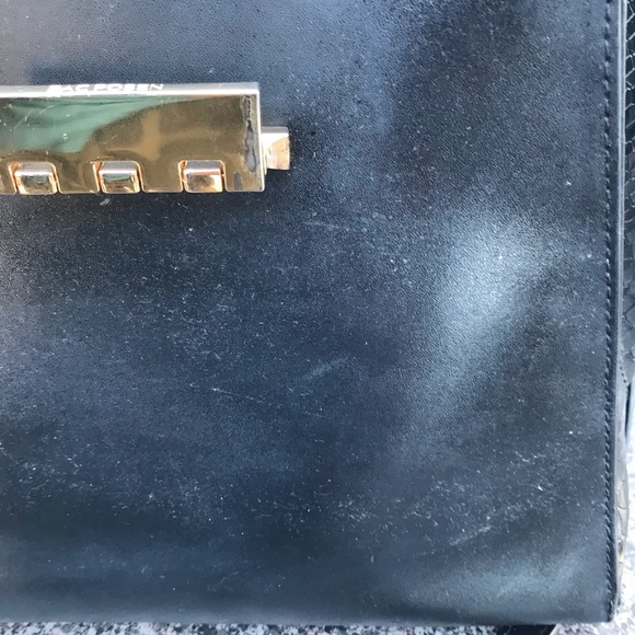 Zac Posen Womens Eartha Iconic Leather Satchel Shoulder Hand Bag Purse. - Picture 5 of 10